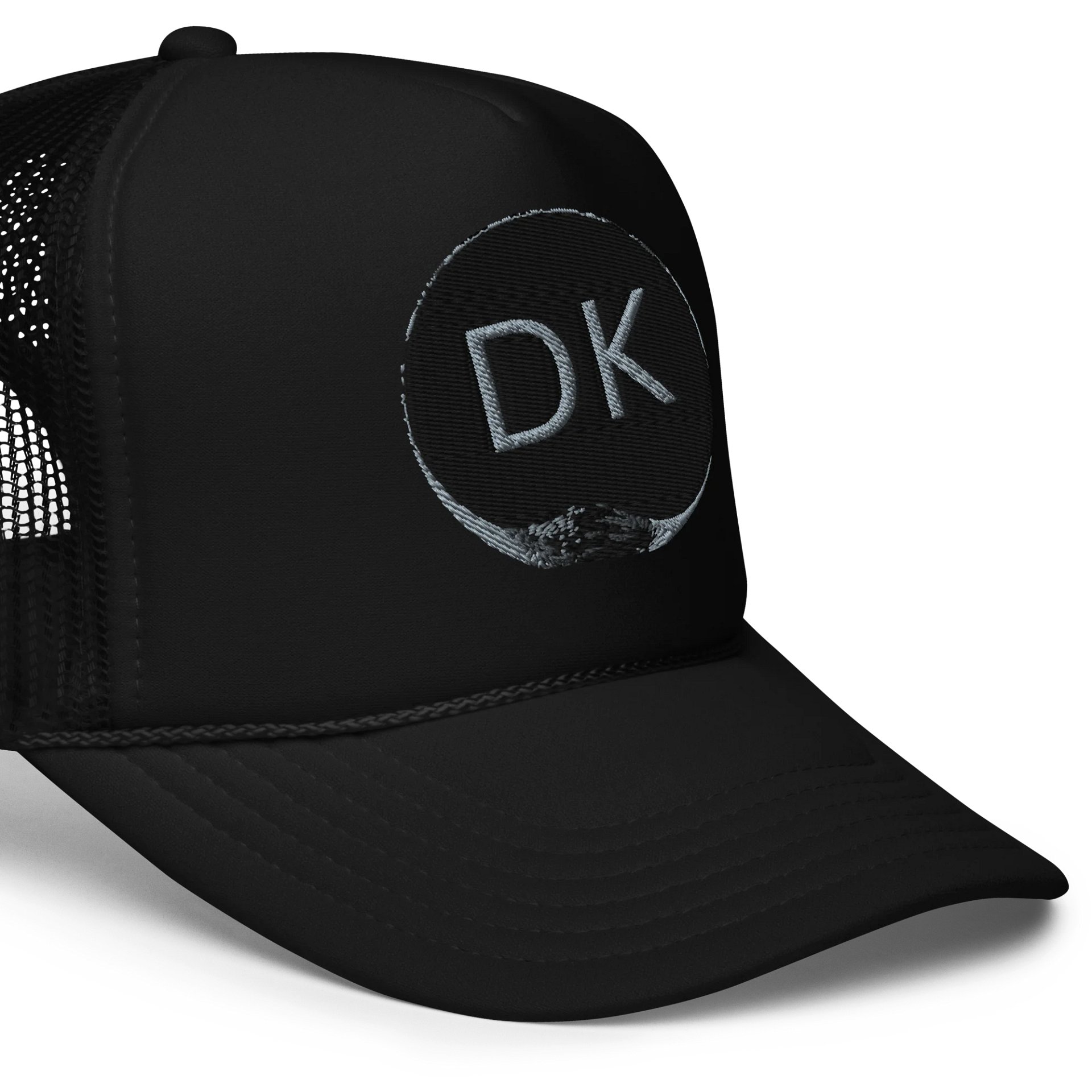 Black and white DrKnockout hat product image (5)