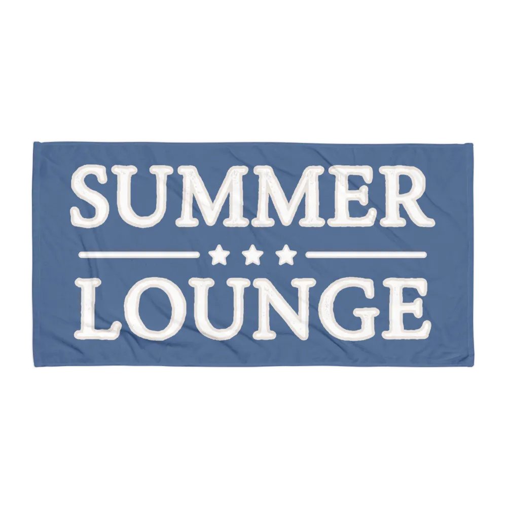 SUMMER LOUNGE BLUE TOWEL - Badetuch Summer Lounge product image (1)