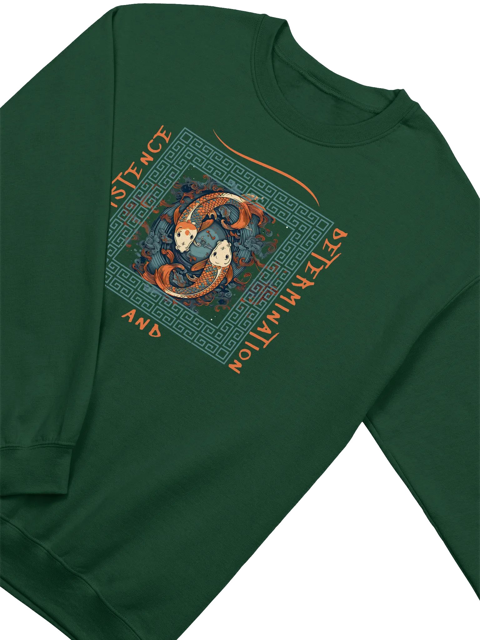 Koi Fish Circle of Persistence Sweatshirt product image (6)