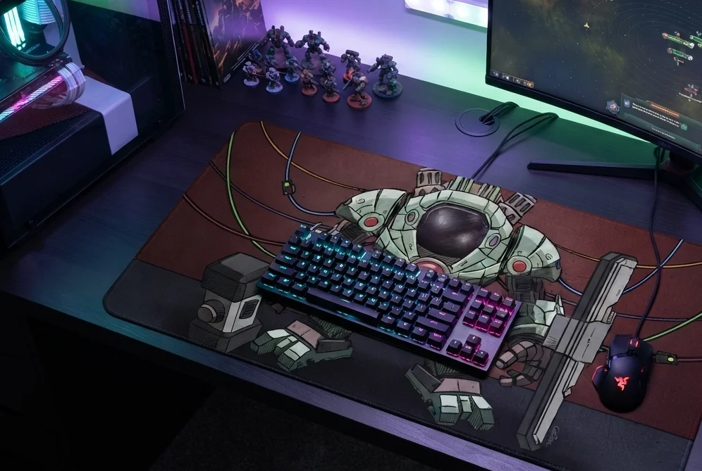 Battle Mech Maintenance Gaming Desk Mat! product image (2)