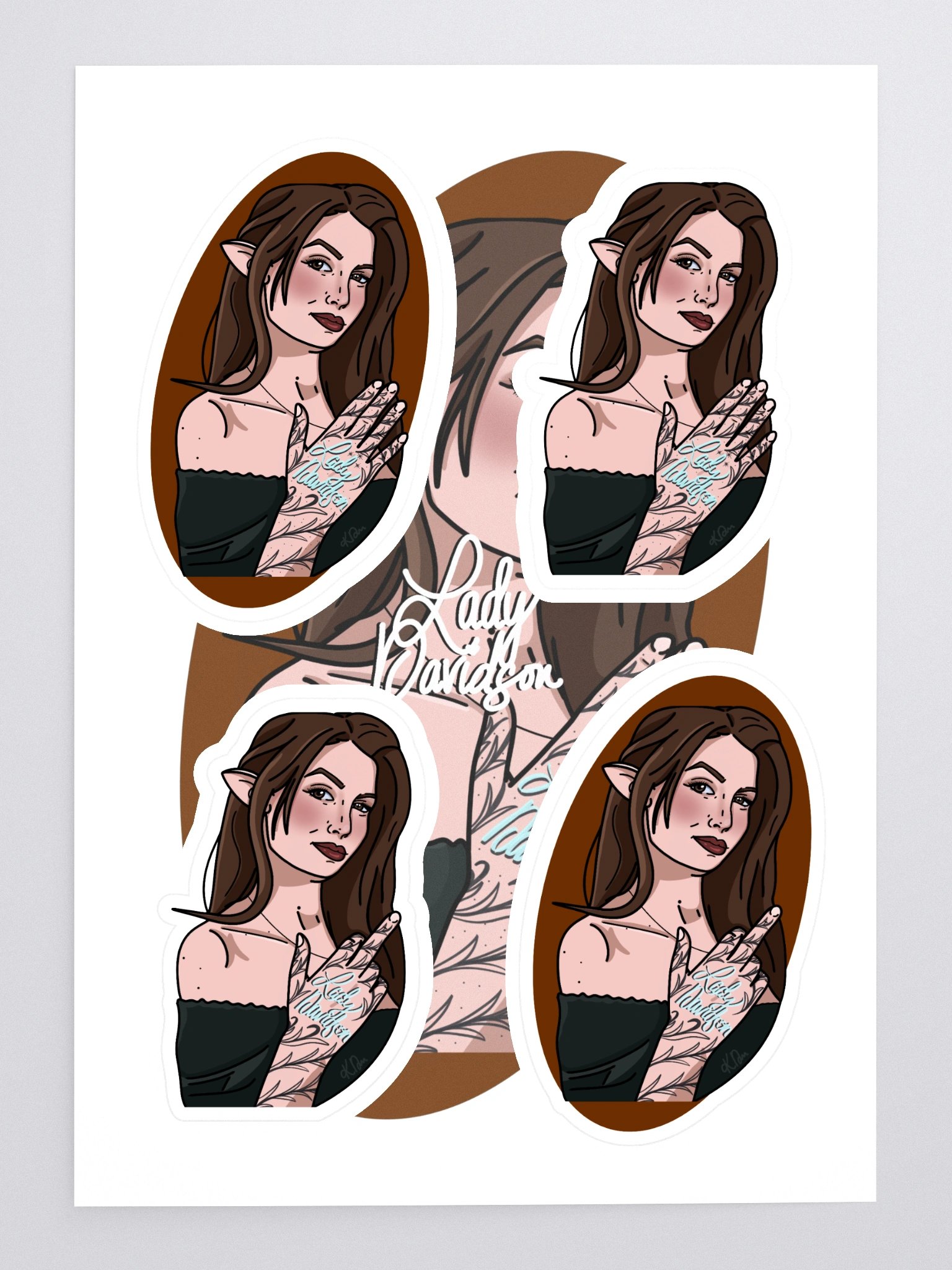 Two-Faced Sticker Sheet product image (3)