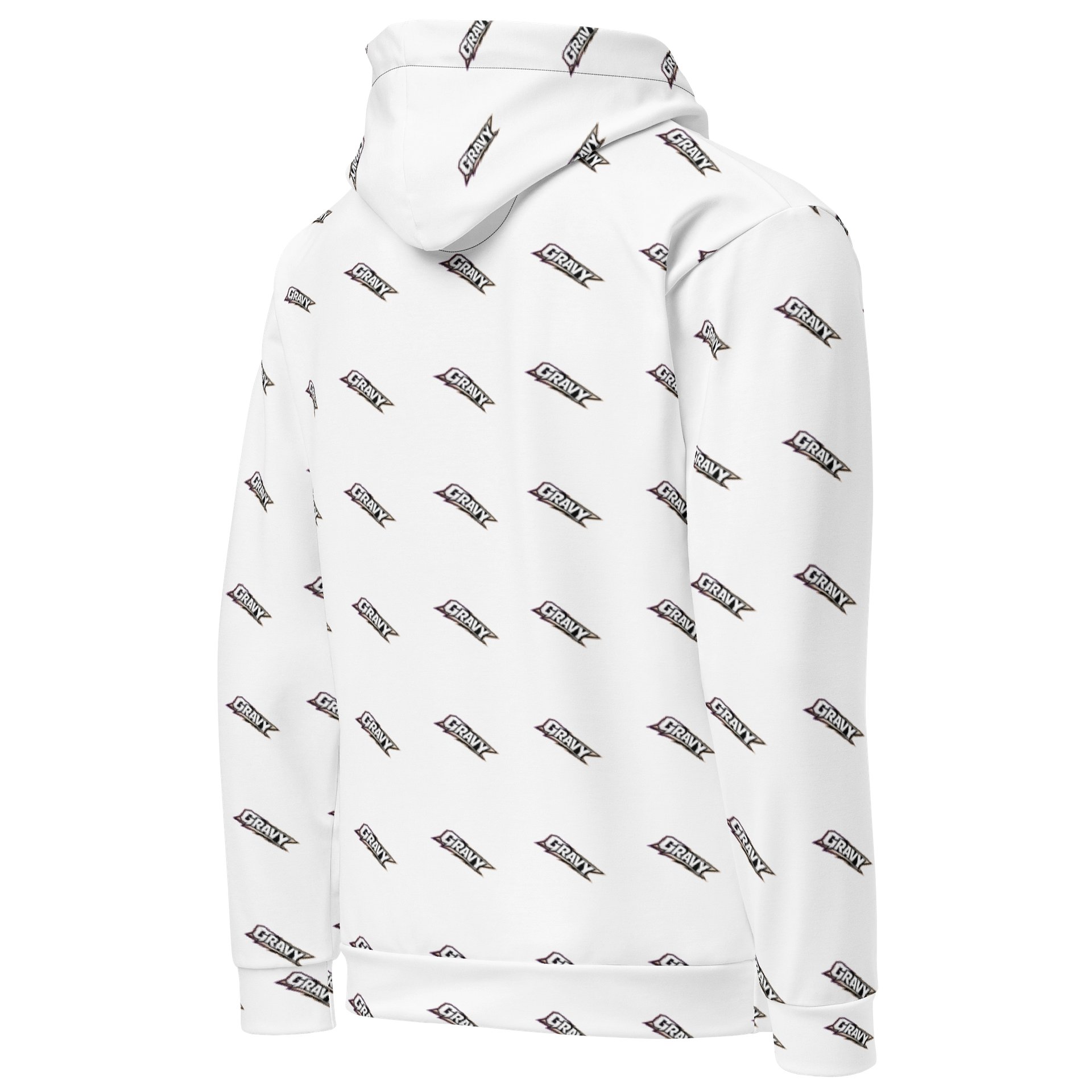 Gravy Icon Grid Unisex Hoodie - WHITE product image (4)