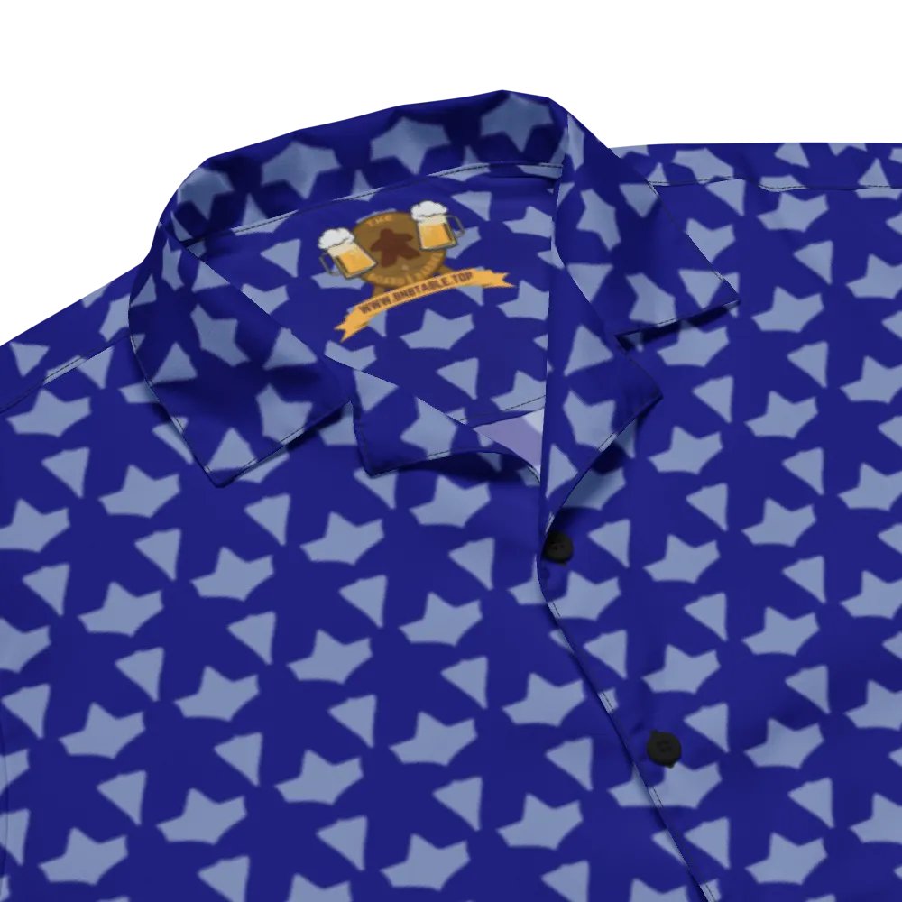 Meeple Hawaiian Shirt (Blue) product image (3)