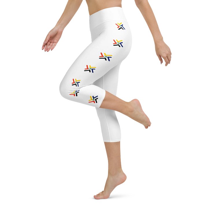 Vi-2s-Dk Retro Wave Yoga Capri Leggings product image (1)