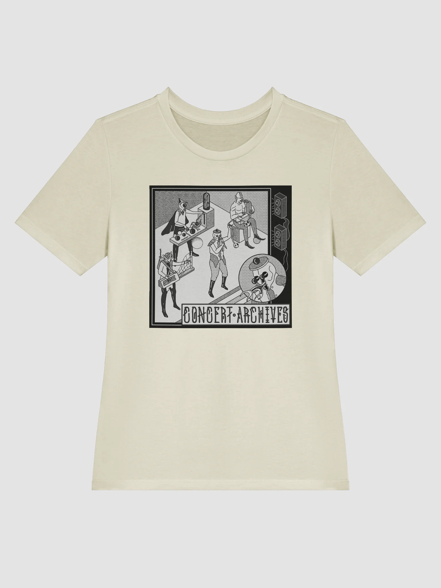 Psychedelic Alien Band T-Shirt (W) product image (2)
