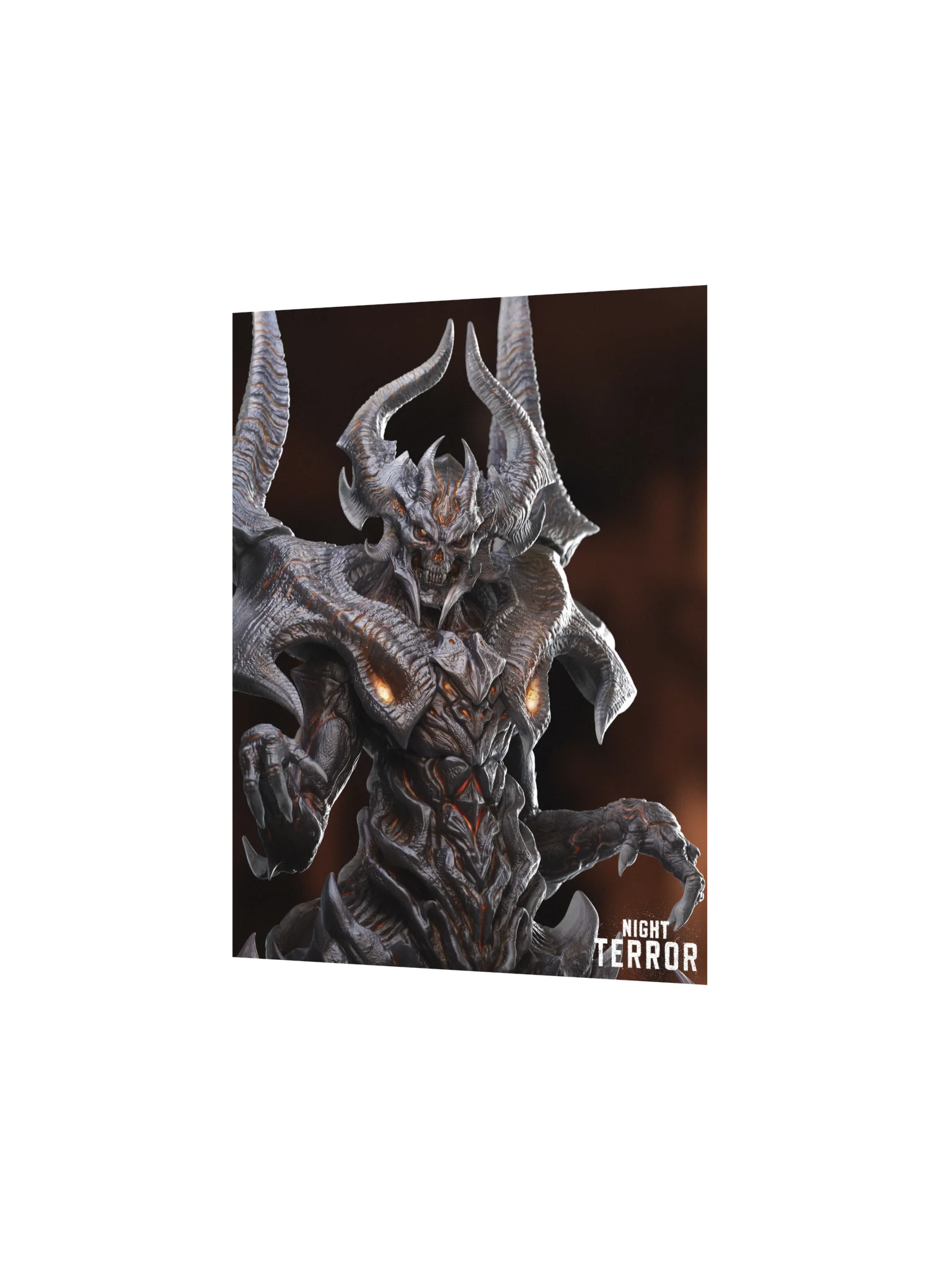 NIGHT TERROR: The Demonolith 3D Render Print product image (2)