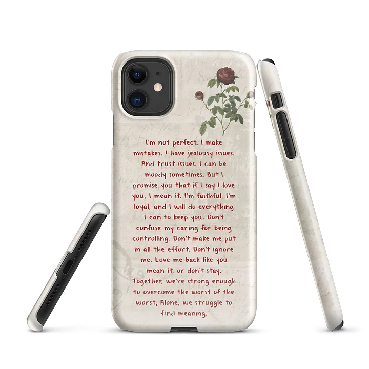 Rose Imperfection Snap Case product image (1)