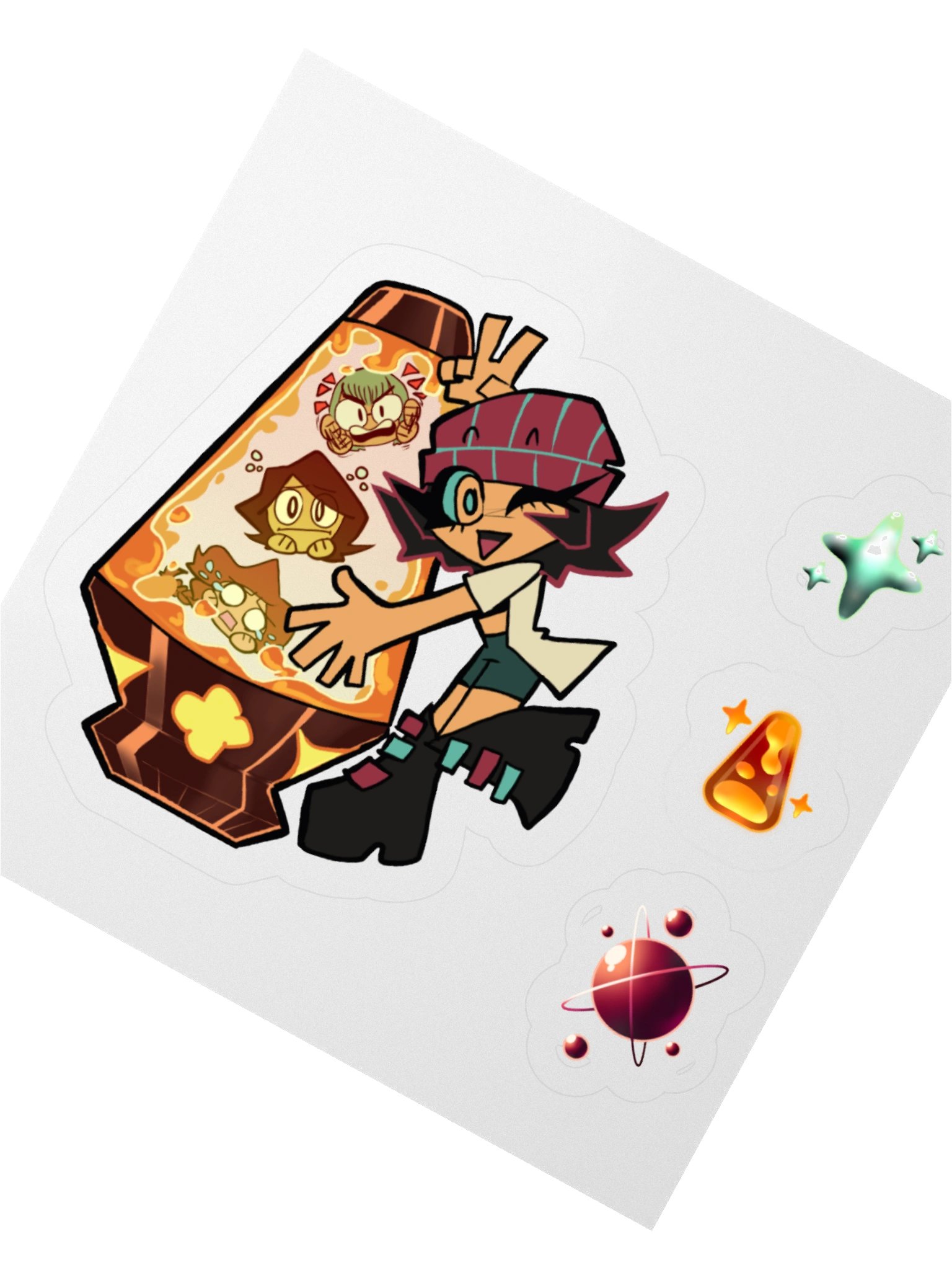 Lava Lamp Sticker Set product image (4)