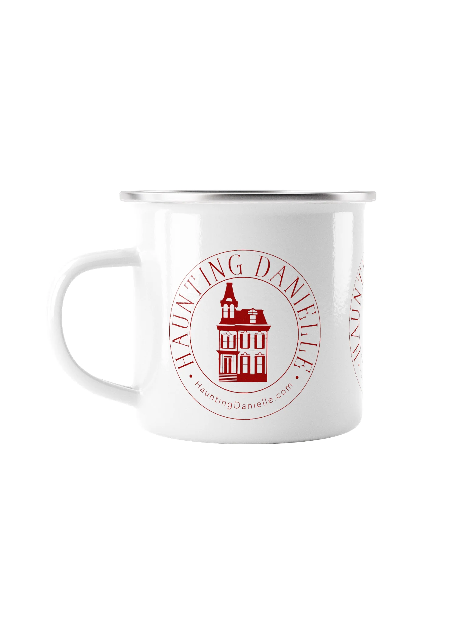 Haunting Danielle Red Metal Camping Cup product image (1)