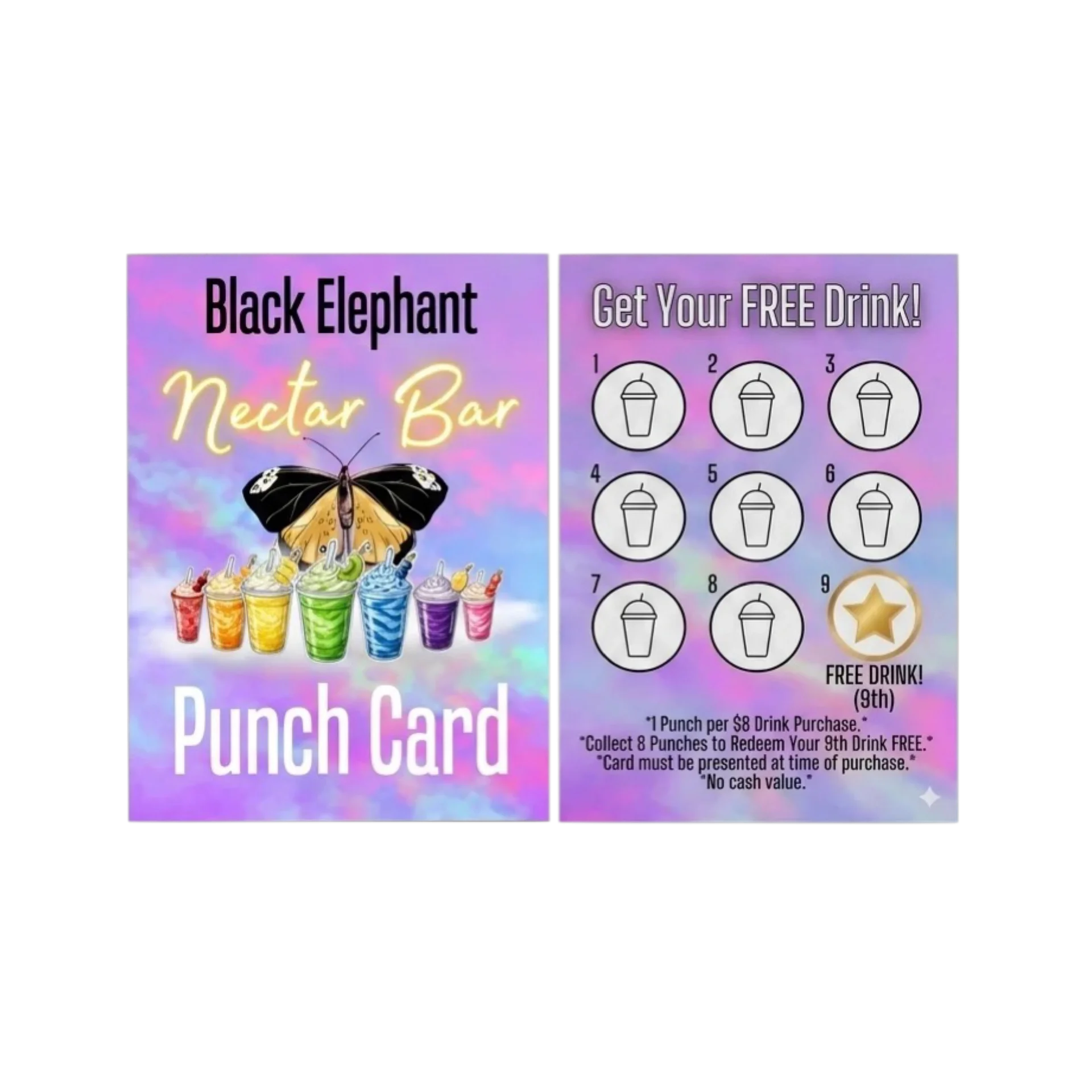 Nectar Bar Loyalty Punch Card product image (3)