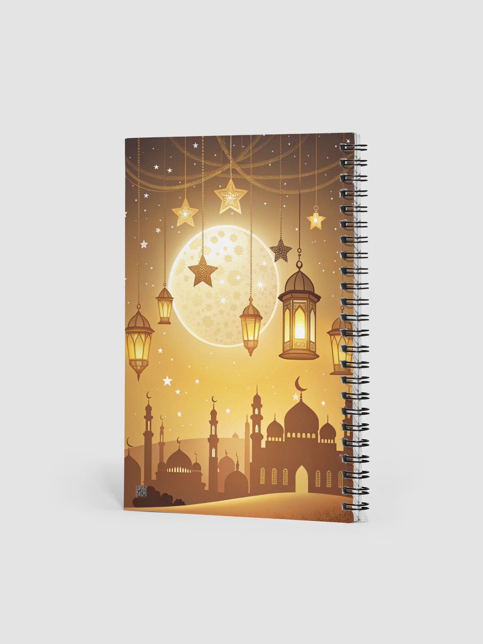 Moonlit Mosque Serenity Spiral Notebook product image (2)