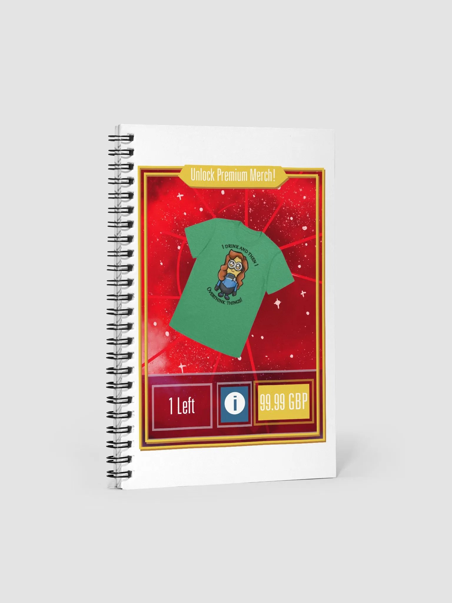 Premium Unlock Spiral Notebook product image (1)