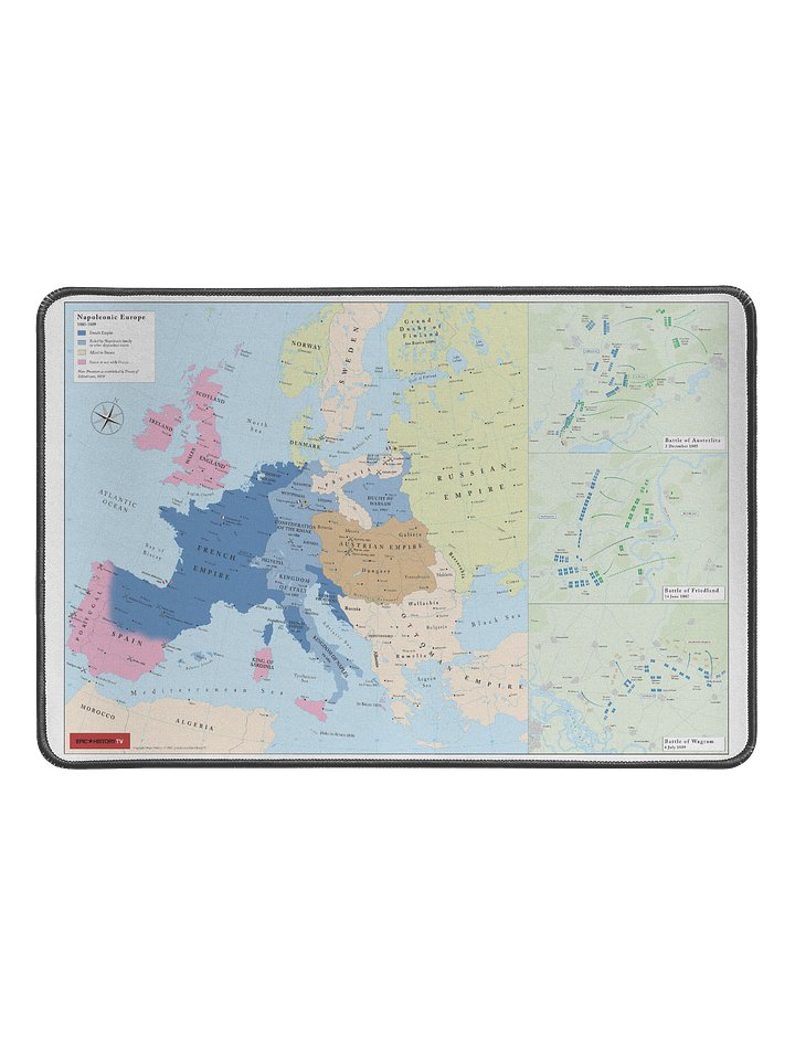 Napoleonic Europe 1809 - Desk Mat product image (1)