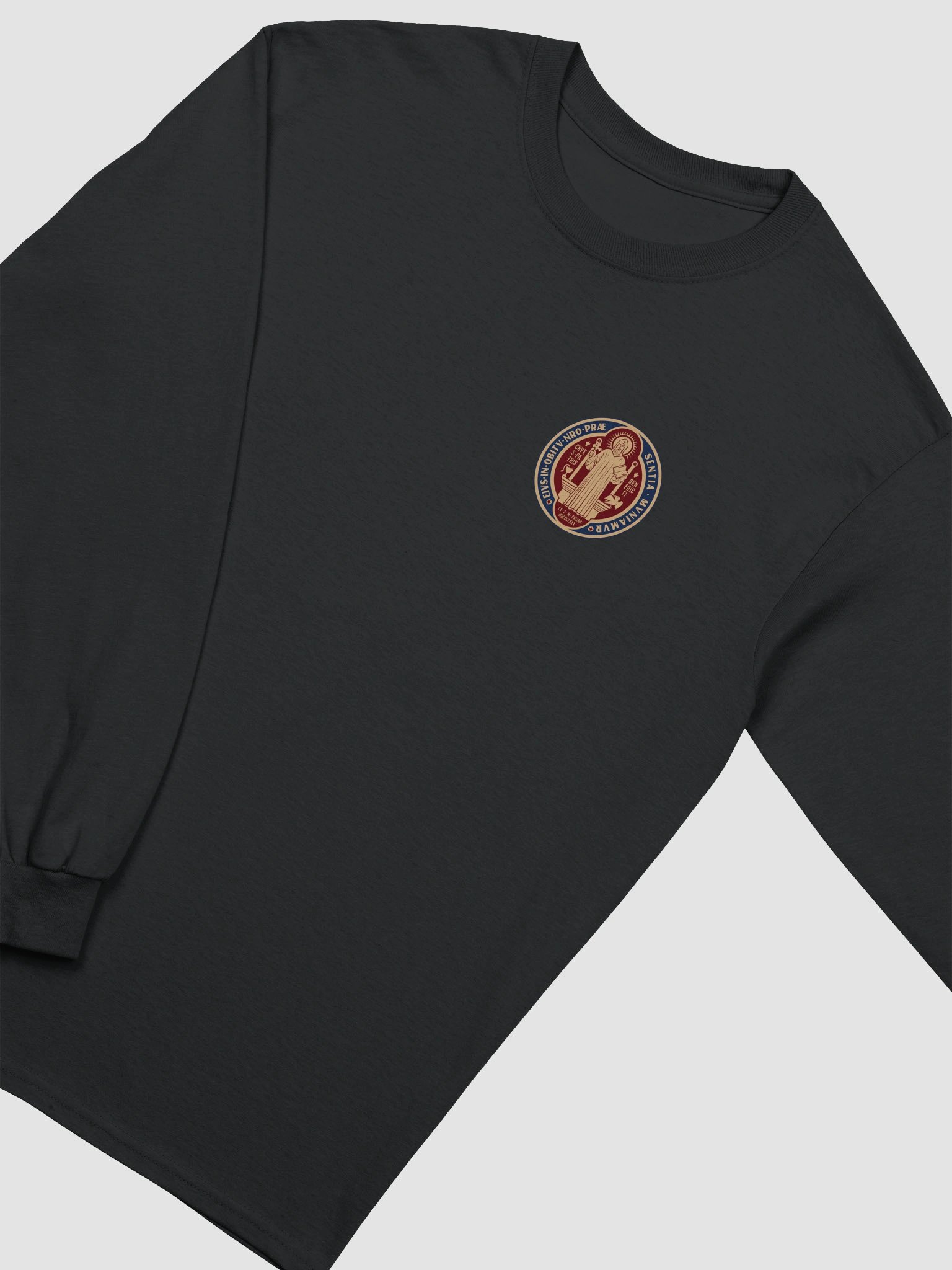 Saint Benedict Medal design Long Sleeve T-Shirt product image (4)