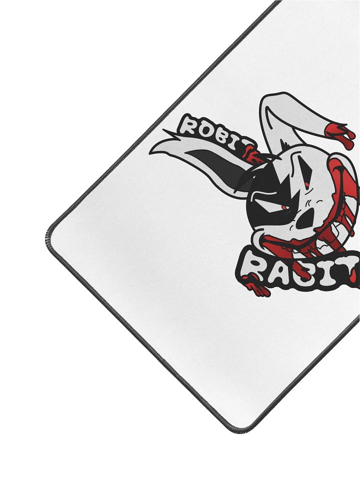 bloody rabit mouse pad (Desk Mat 12 x 18) product image (2)