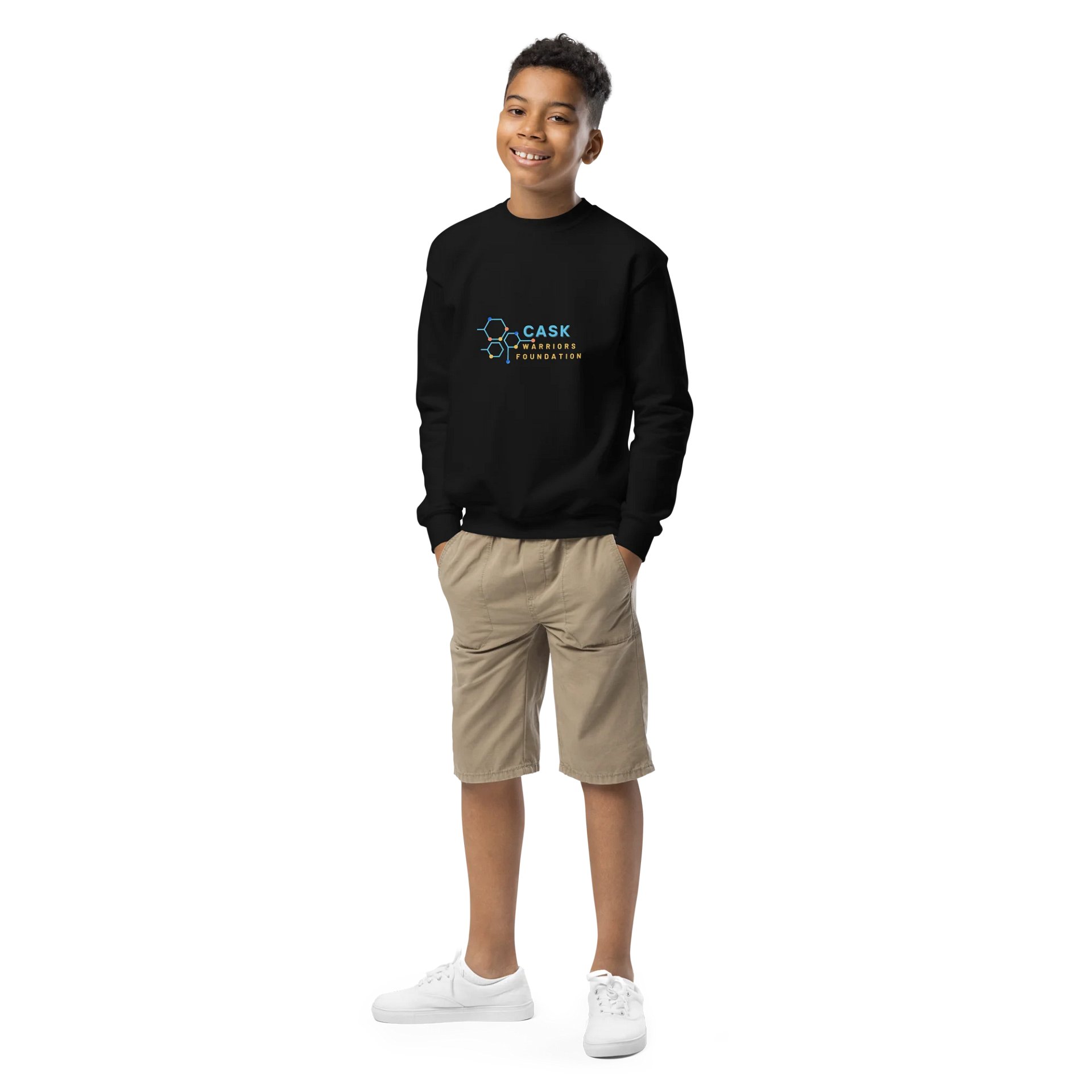 CASK Warriors Youth Crewneck Sweatshirt – Classic Edition product image (1)