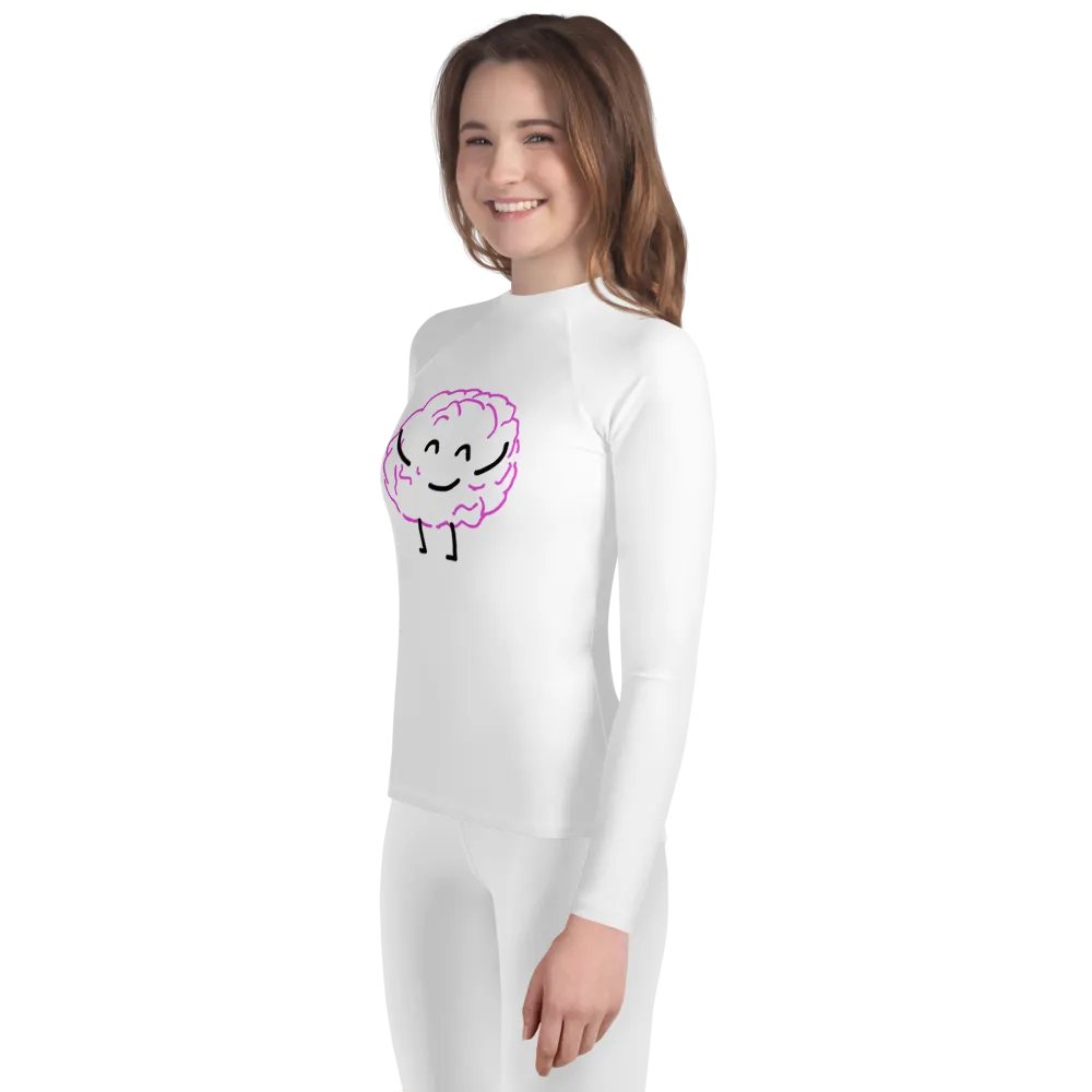 Brainy Brain Youth Rash Guard product image (3)