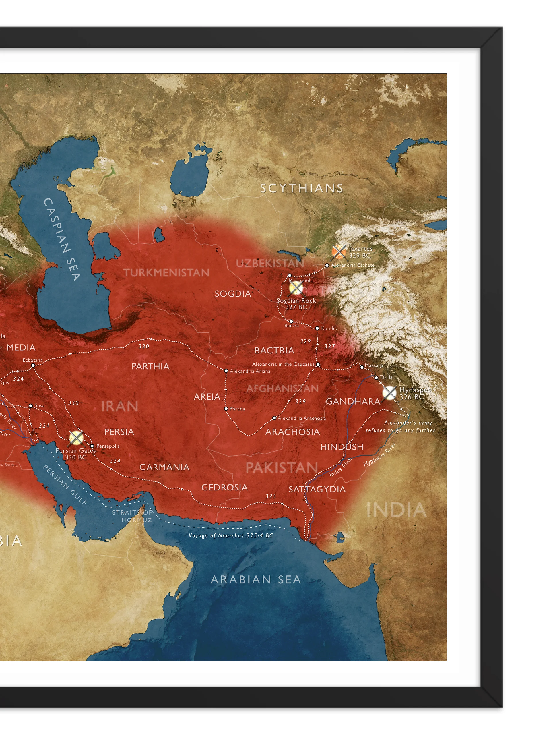 The Campaigns of Alexander - Framed Poster product image (3)