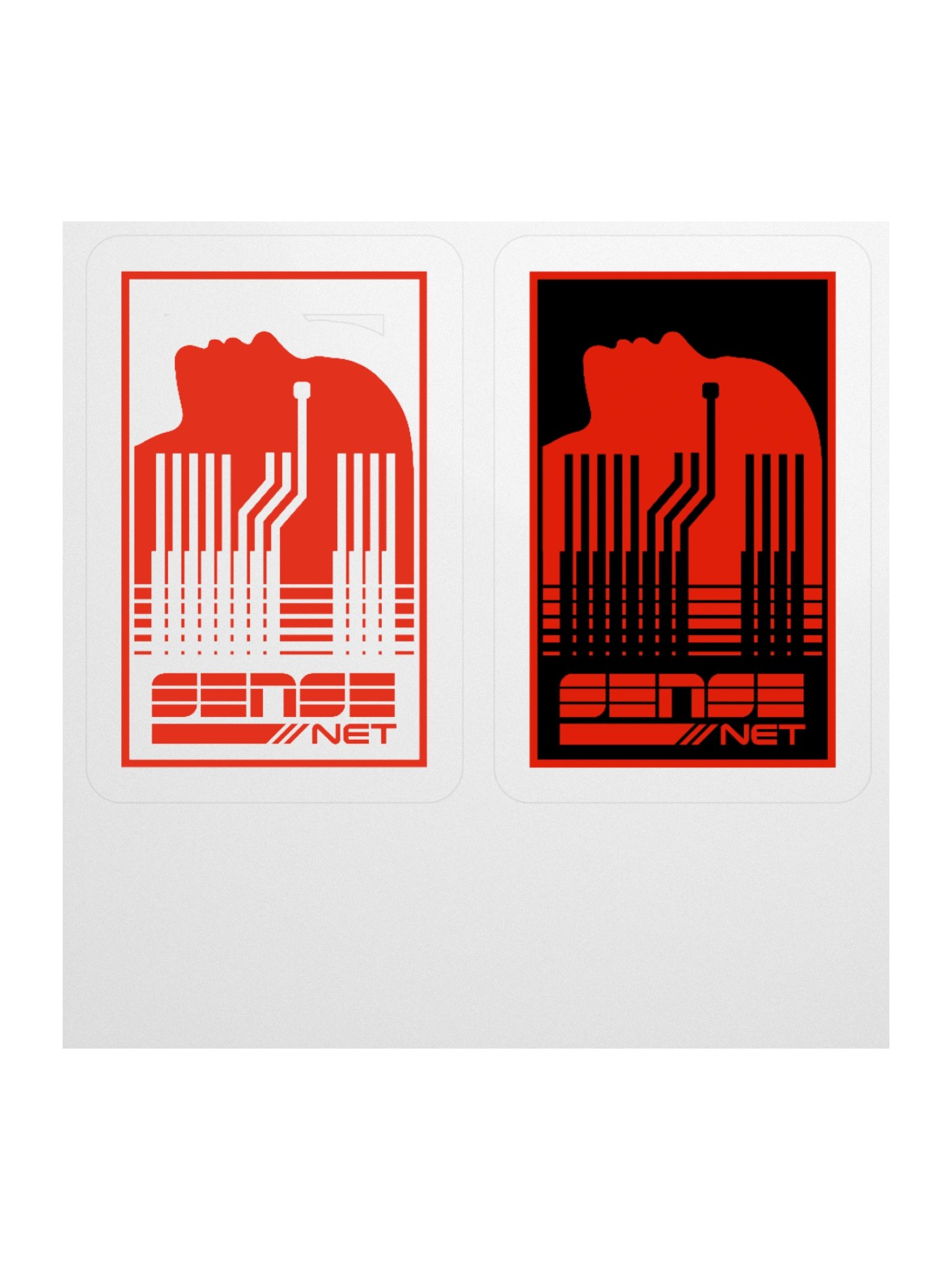 Sense/Net Logo Version 4 Stickers (red & black) product image (2)