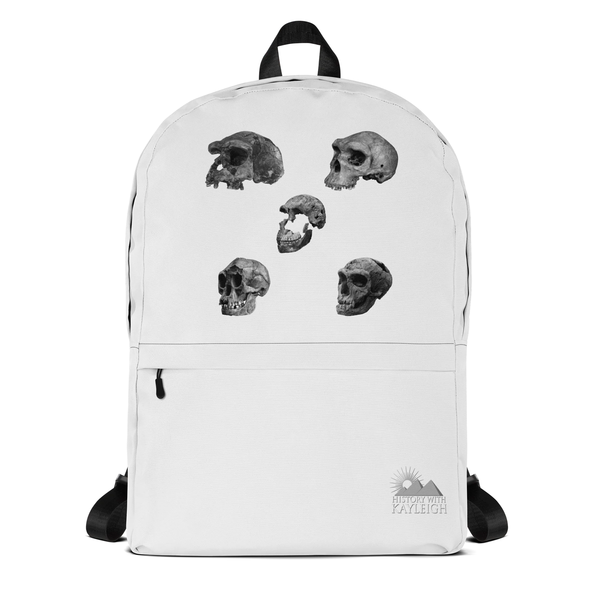 Skulls Backpack White product image (1)