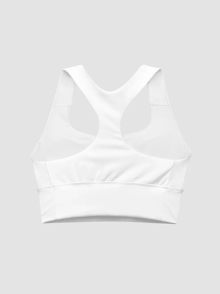 Longline Sports Bra - White product image (2)