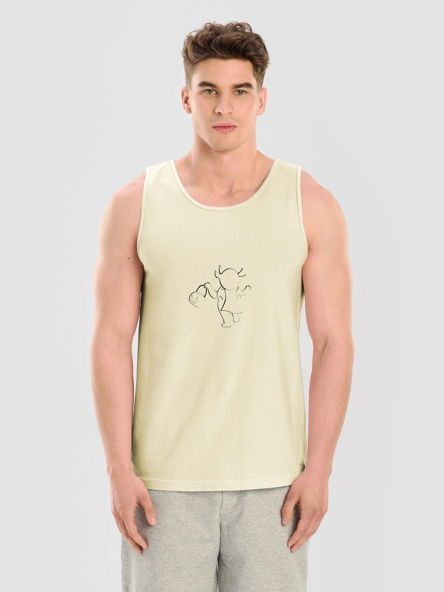 Cryptid On Your Corner Tanktop Shirt (Light Mode) product image (3)