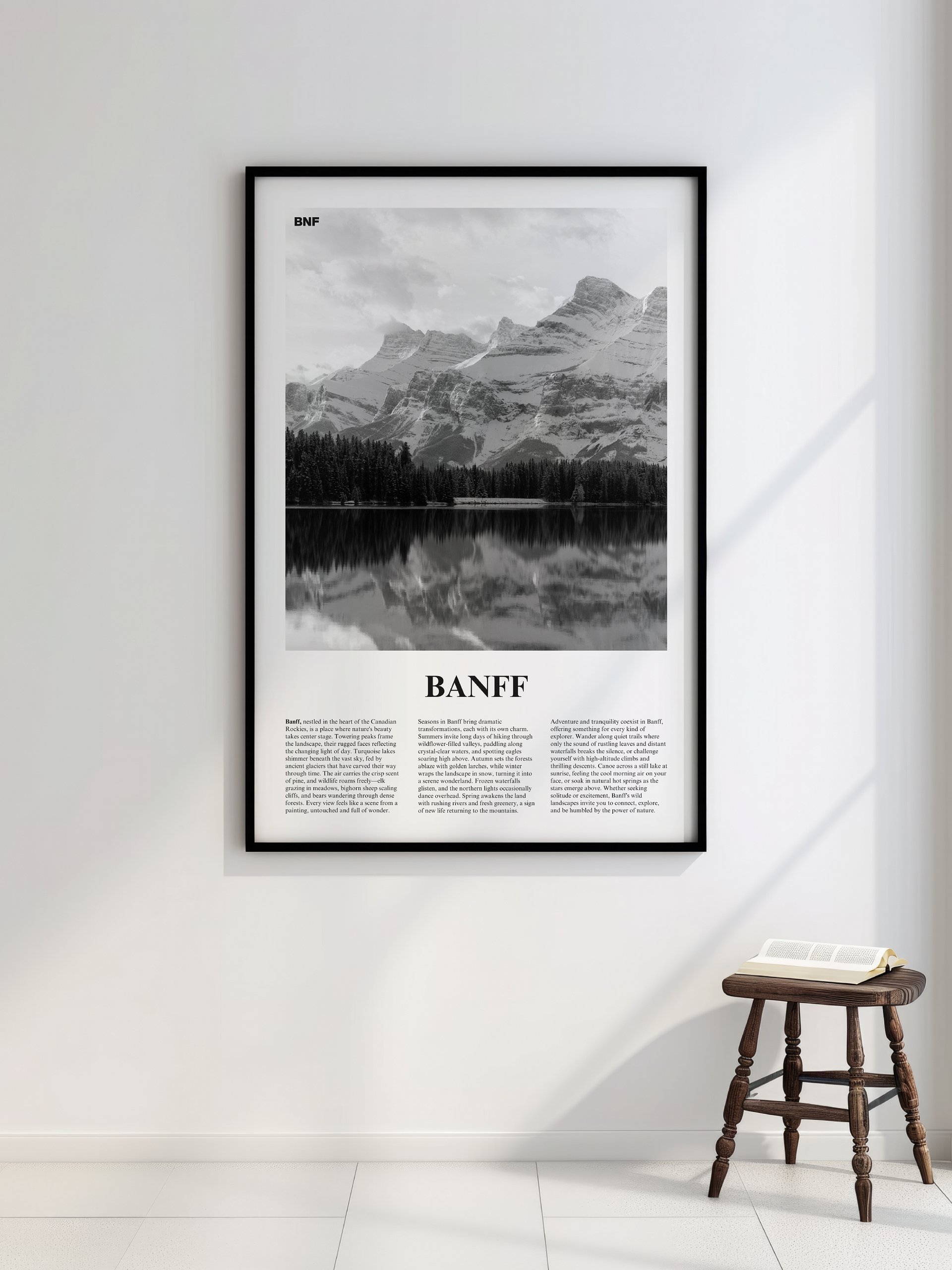Banff 02 Newspaper Poster | Framed product image (2)