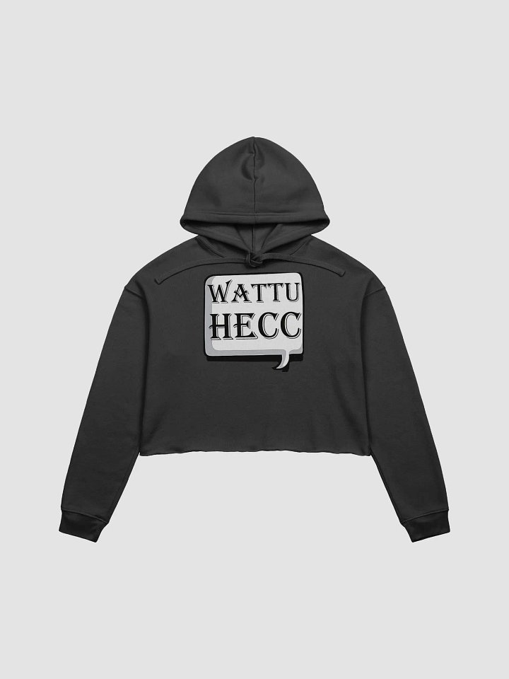 wattuhecc Bella+Canvas Fleece Crop Hoodie product image (3)