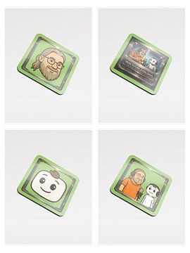 Dear Future Overlords Coaster Set