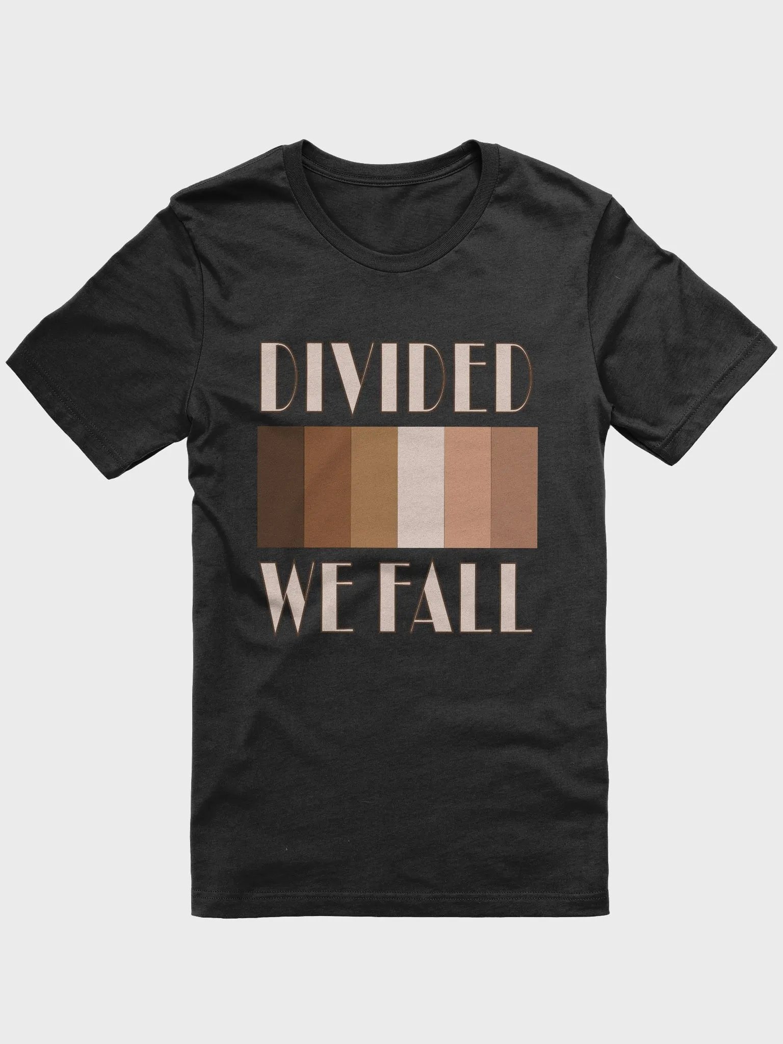 Divided We Fall - Skin Colour One - Bella+Canvas Supersoft T-Shirt product image (1)