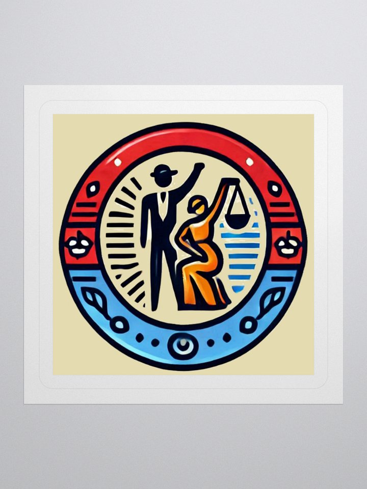 Justice Scales Emblem Stickers product image (3)
