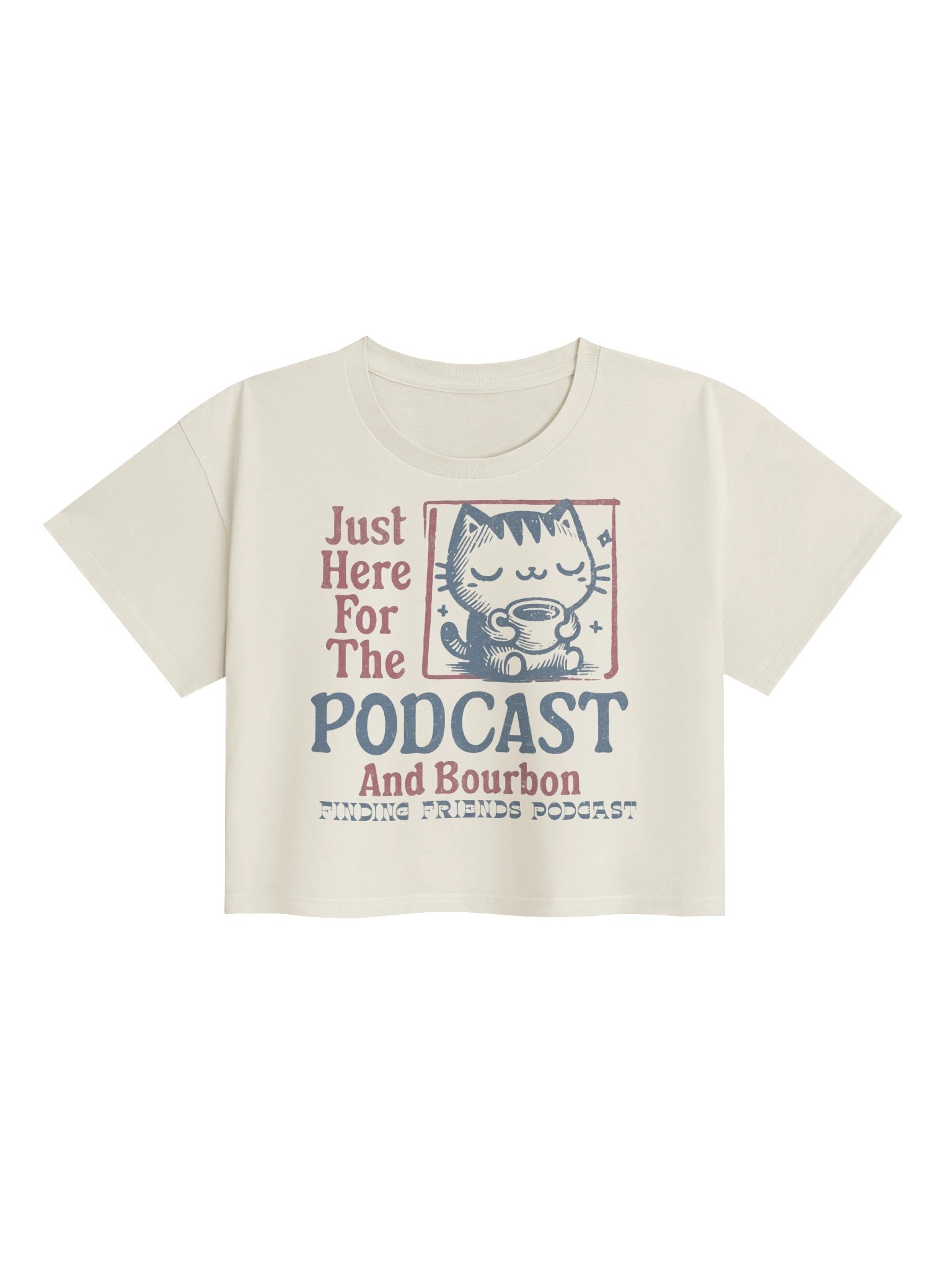 Whimsical Podcat Crop Top product image (1)
