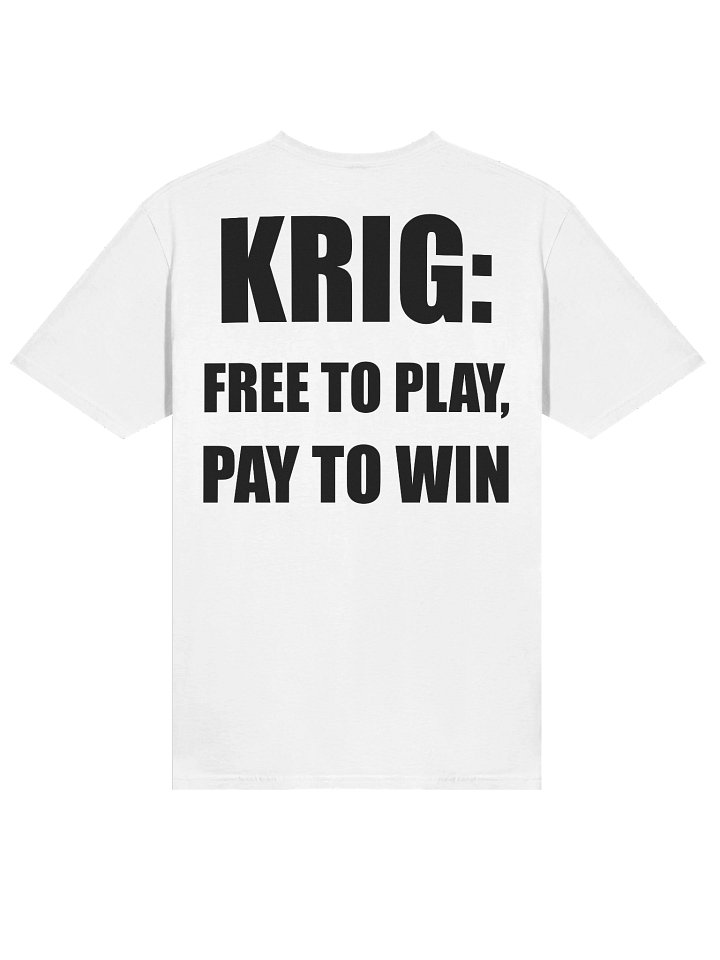 Krig: free to play, pay to win (Herr T-shirt) product image (1)