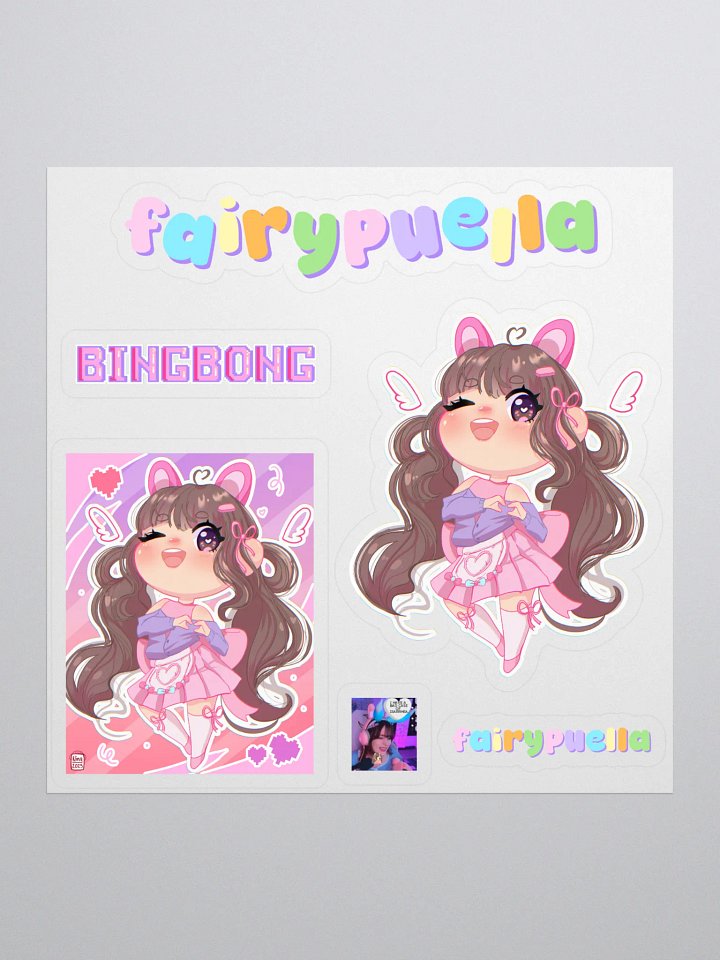 Fairy Puella Kiss Cut Stickers product image (1)