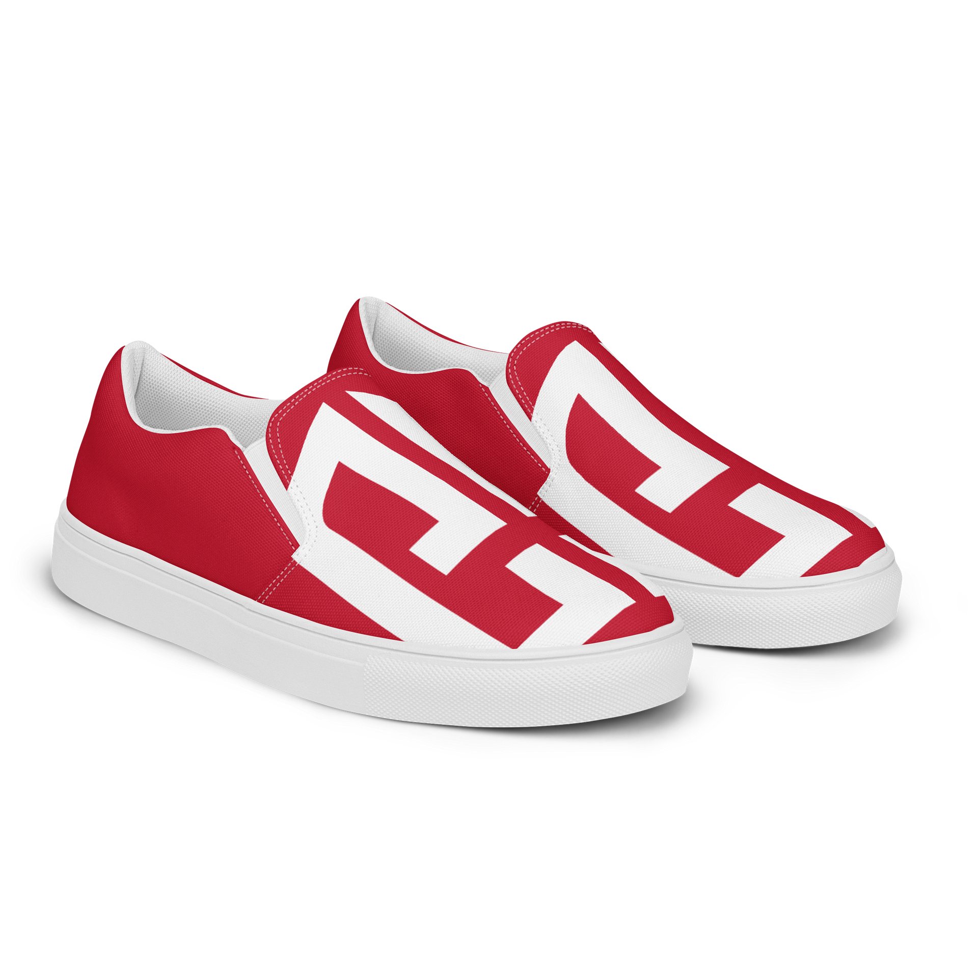 Gaangs Red Slip-On Shoes product image (2)