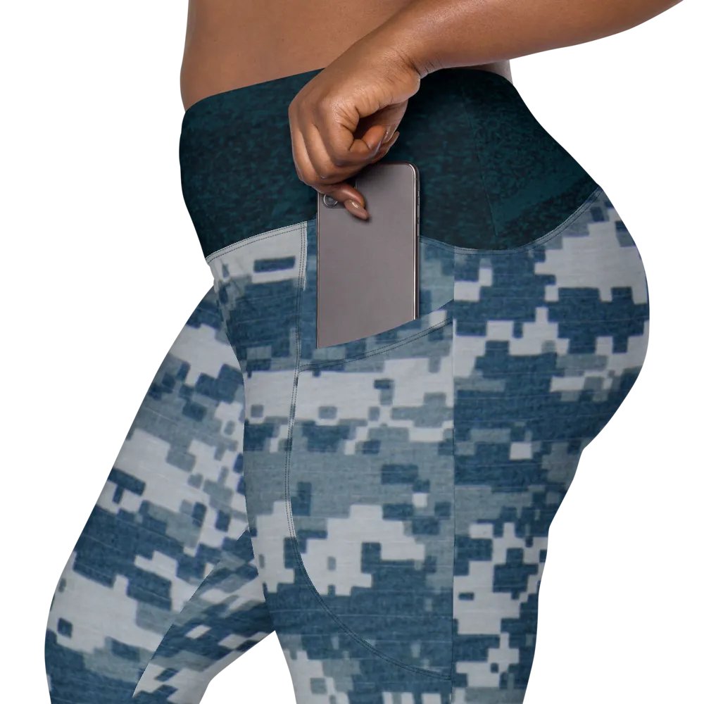 U.S. Navy Camouflage Crossover Leggings product image (11)