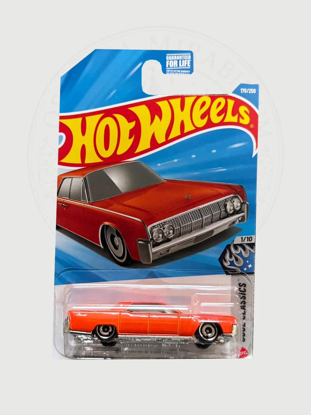 Hot Wheels 1:64 Die-Cast – '64 Lincoln Continental (Orange) product image (1)