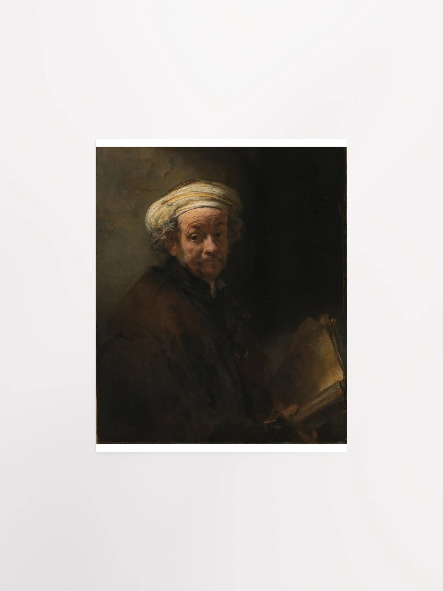 Rembrandt, Self-Portrait as the Apostle Paul (1661) Fine Art Print product image (25)