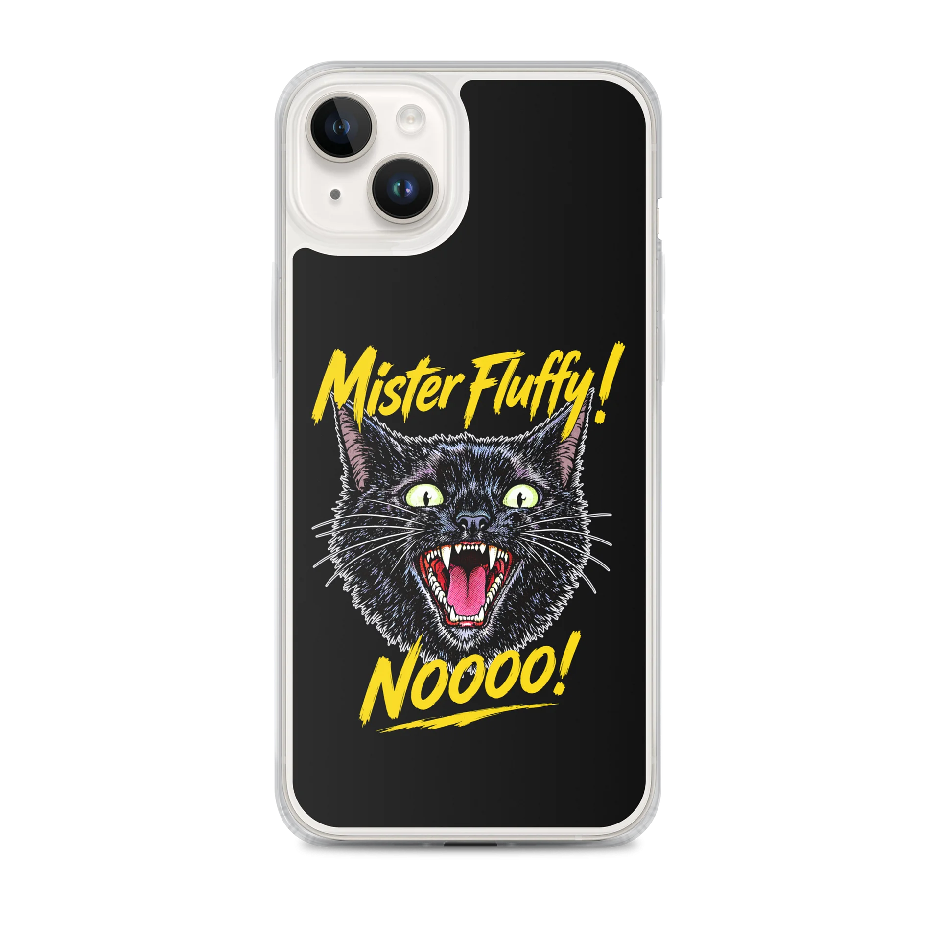 Mister Fluffy Noooo! iPhone Case product image (3)