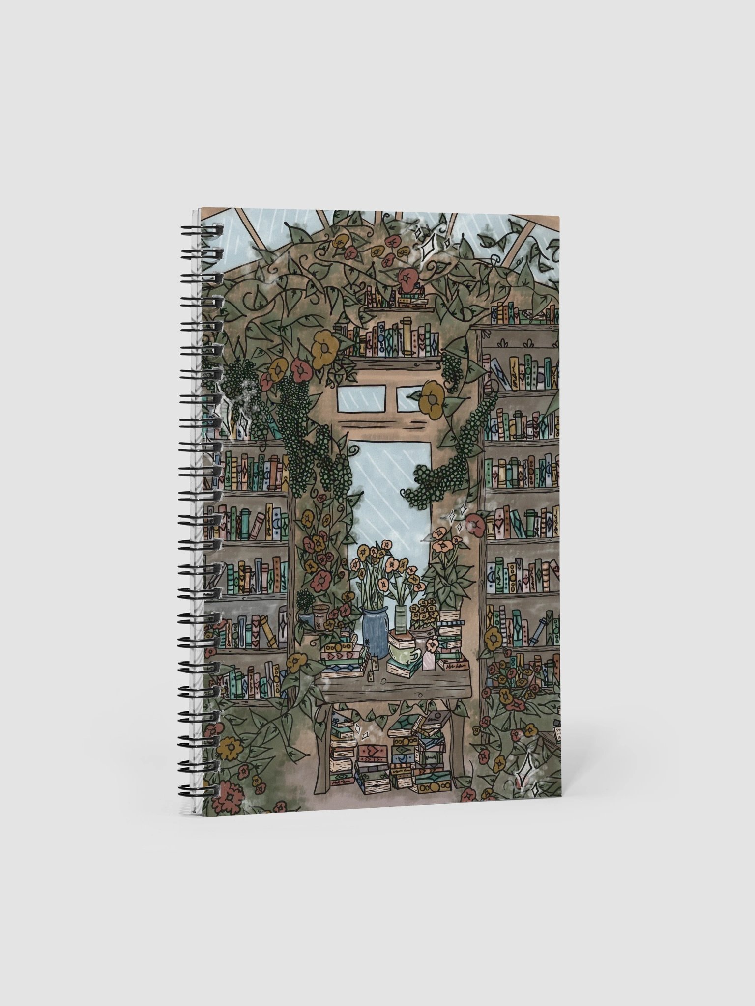 Bookish Greenhouse - Notebook product image (1)