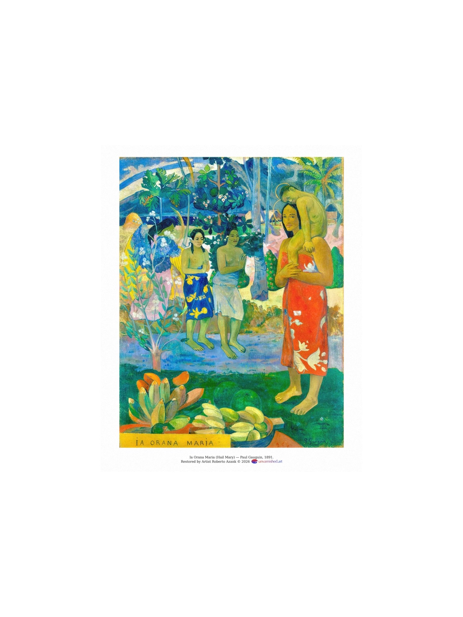 Ia Orana Maria (Hail Mary) — Small Poster product image (1)