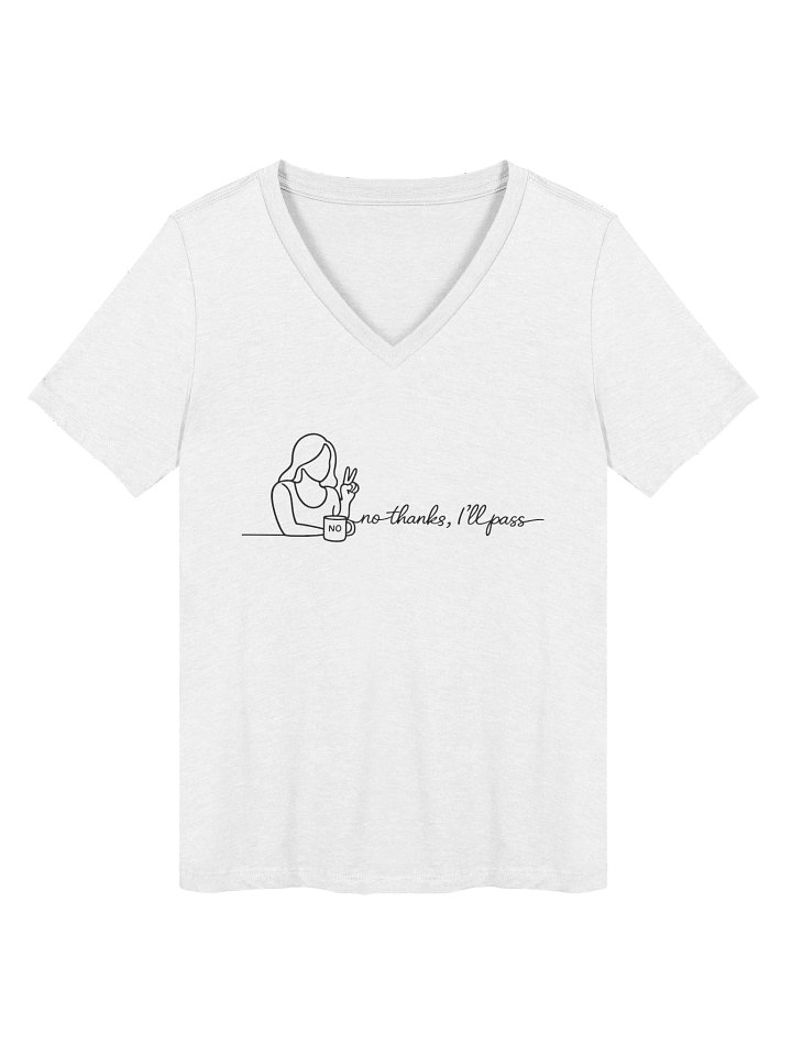 The No Thanks V-neck product image (1)
