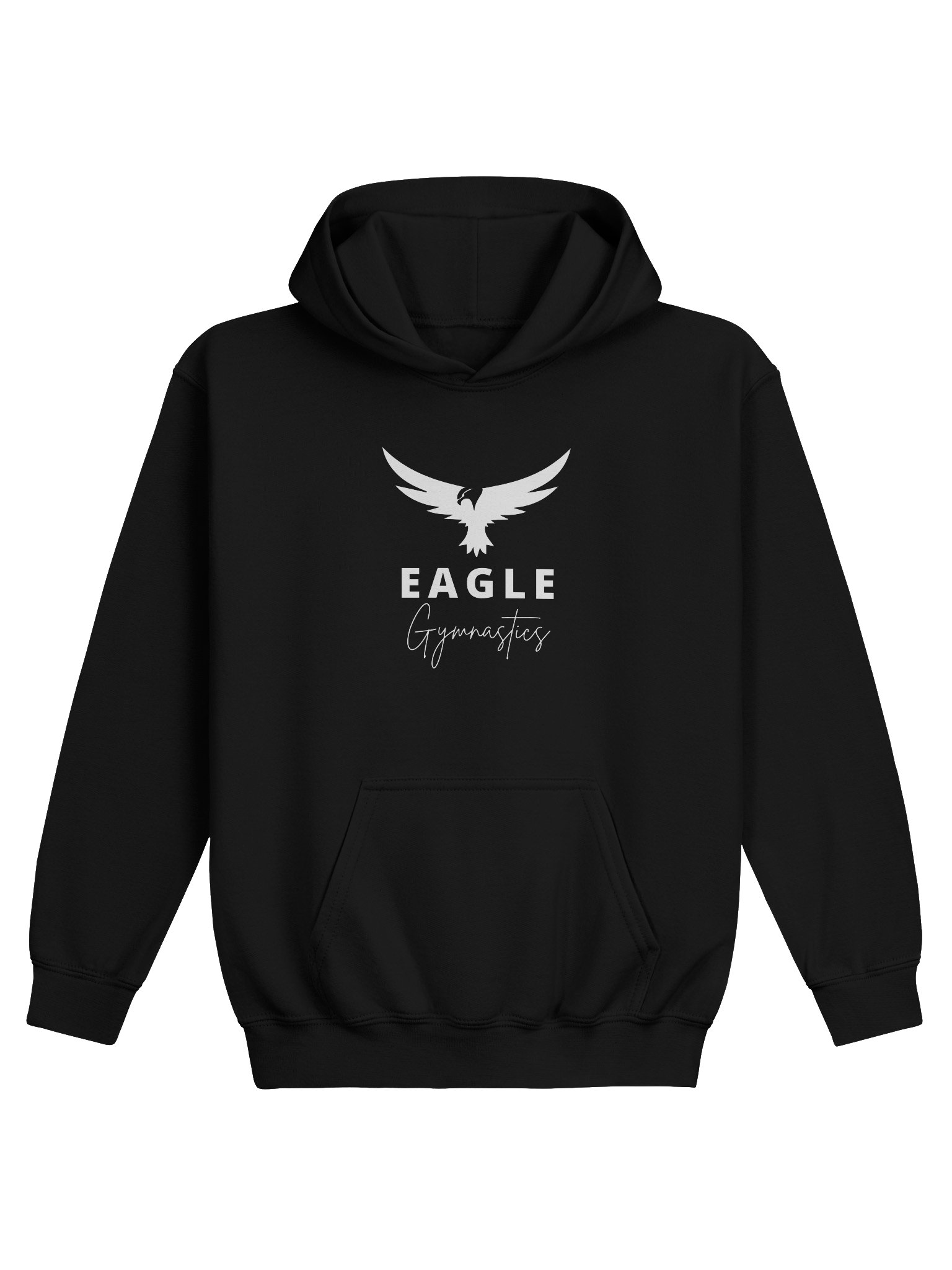 Youth hoodie white logo product image (1)