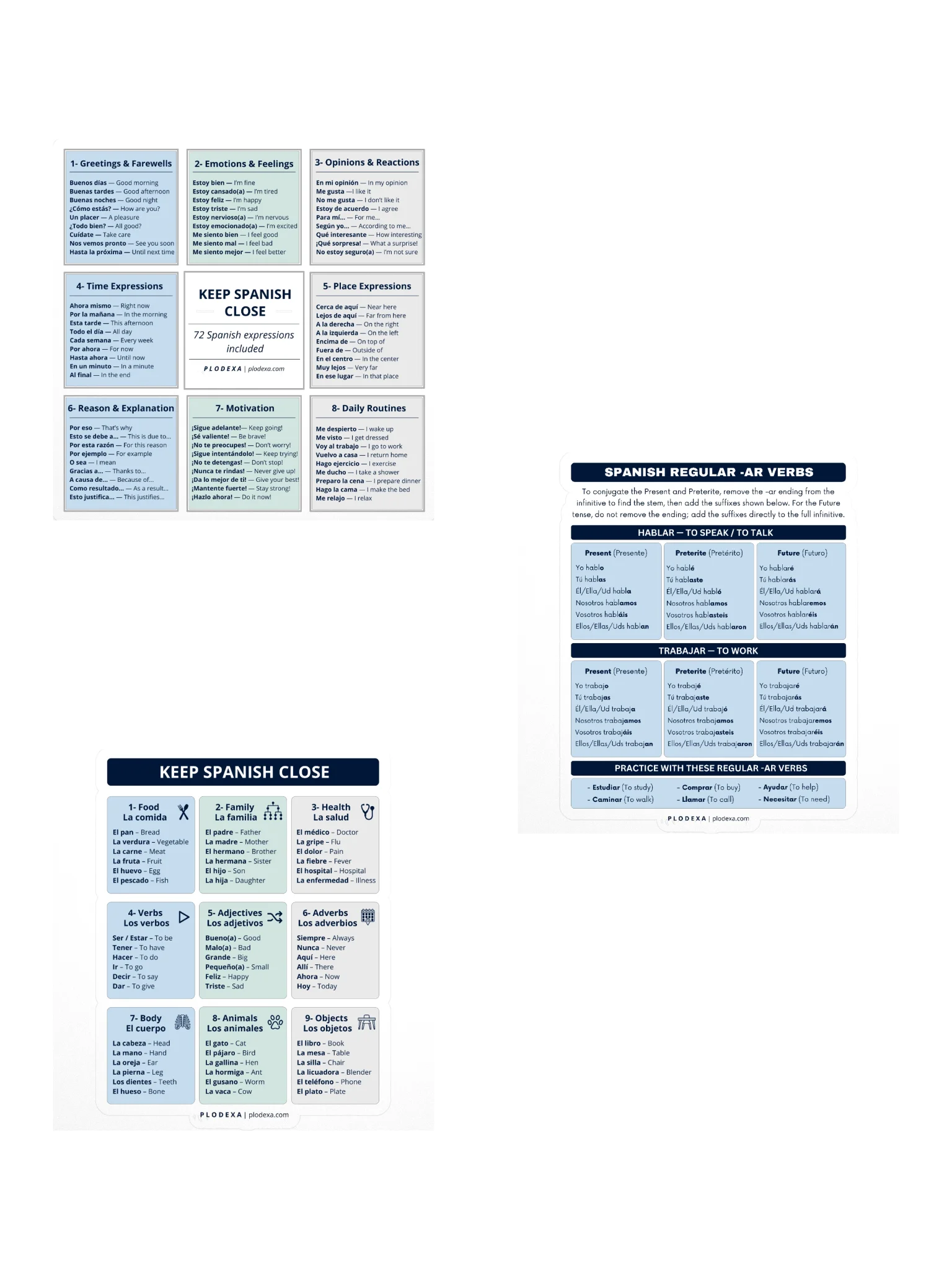 The Spanish Trio Sticker Bundle product image (1)