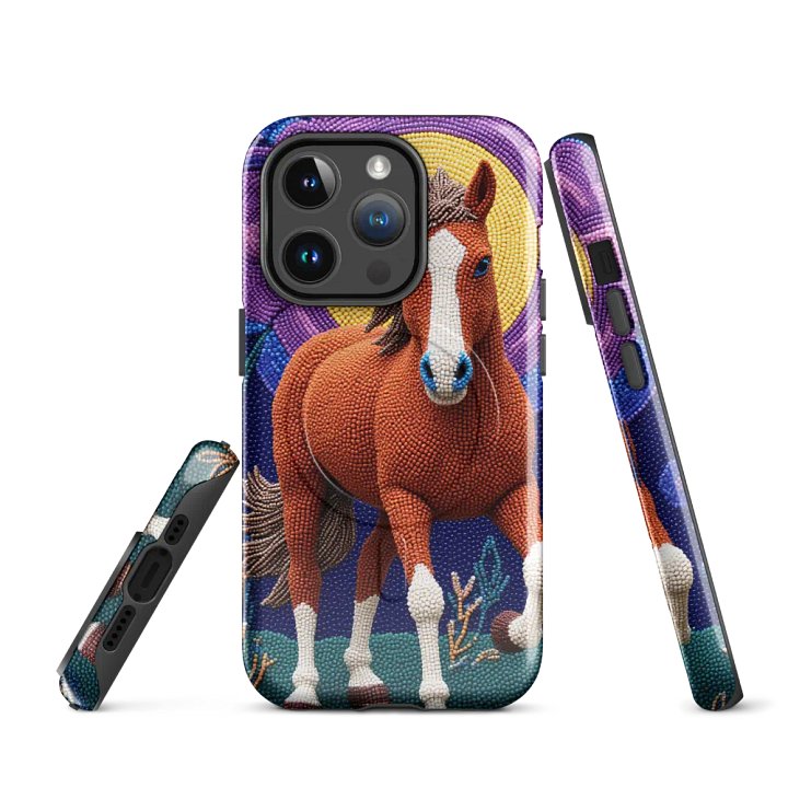 Faux-beaded horse in Moonlight MagSafe® Tough Case product image (2)