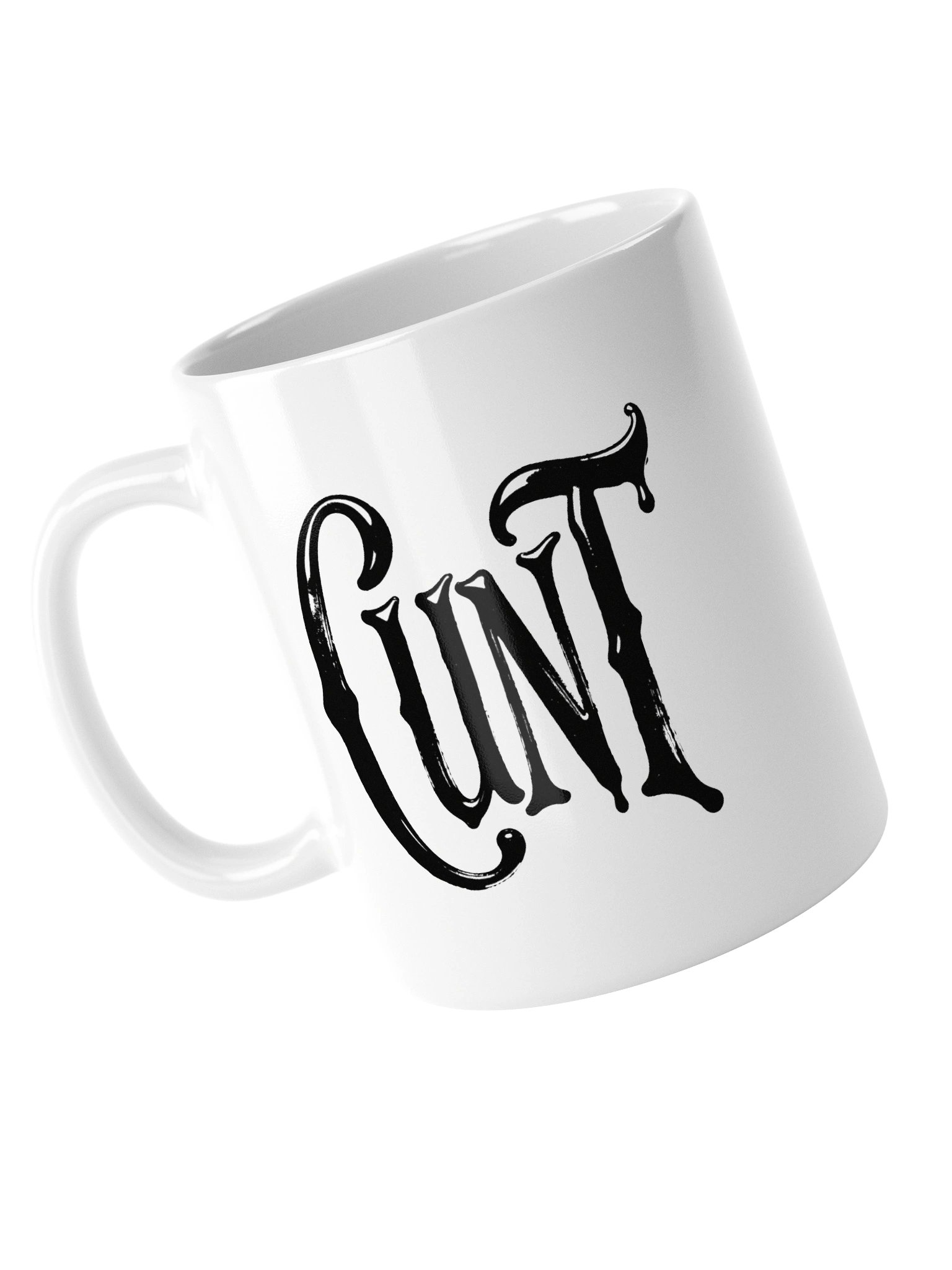 CUNT in Black Grungy Letters Mug product image (2)