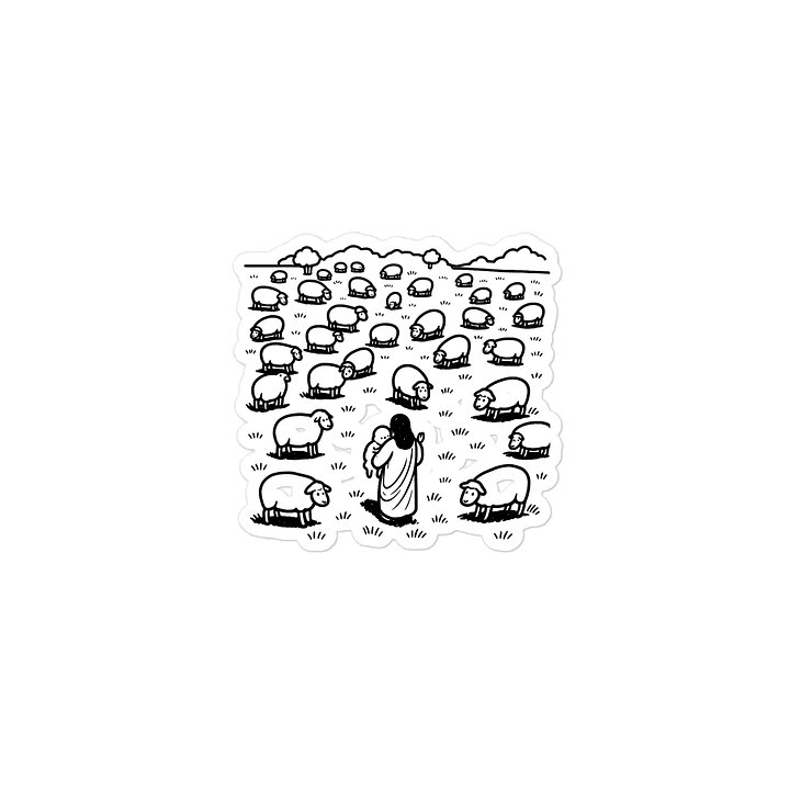 The Good Shepherd Doodle Die-Cut Sticker product image (2)