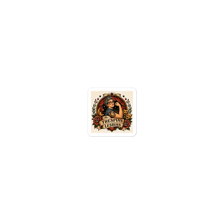 Thespian Lesbian Sticker product image (1)