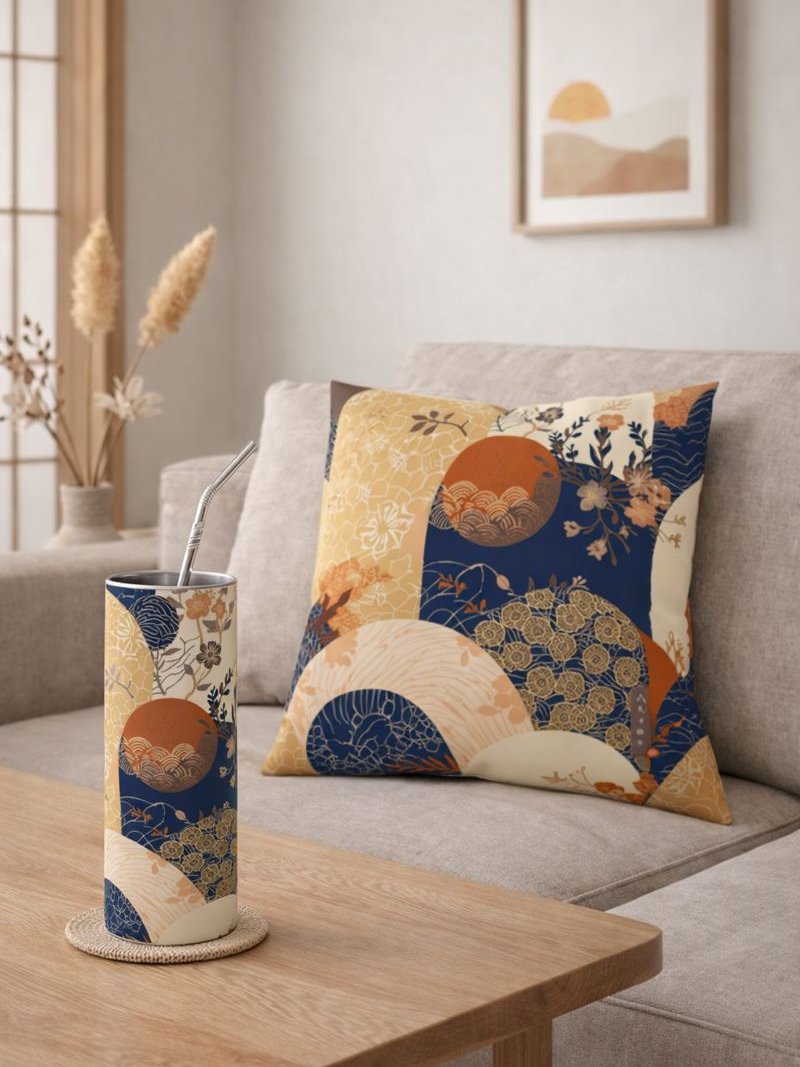 Kasane Landscape Cushion Cover product image (4)