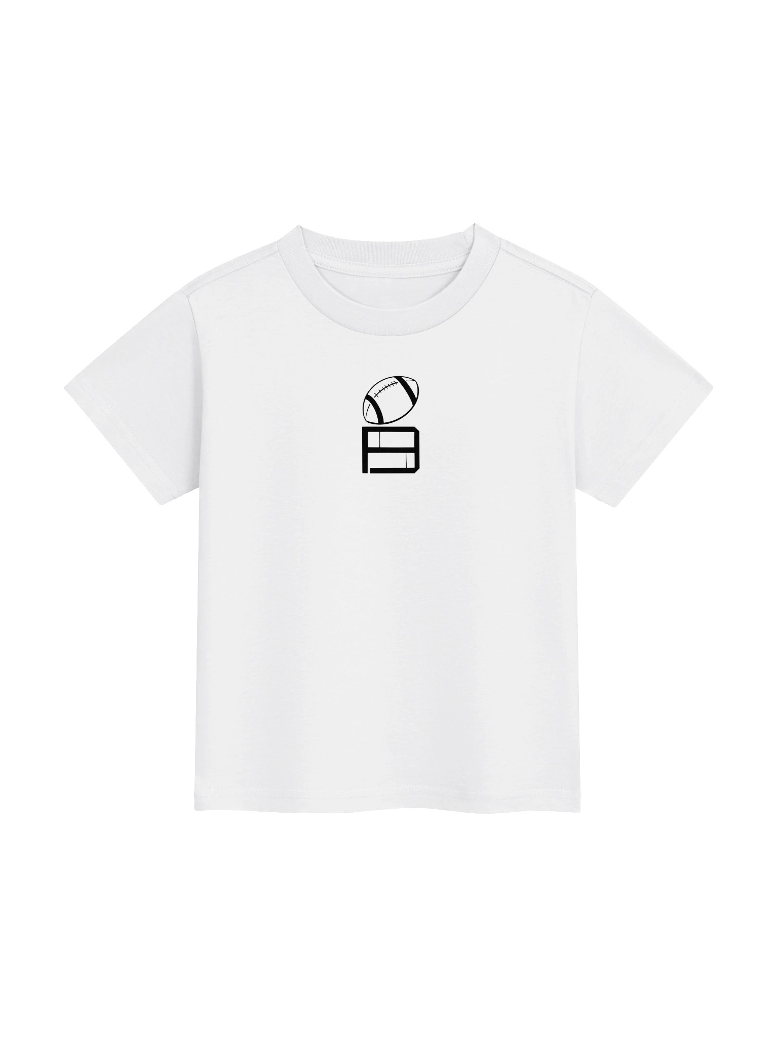 Project Groundwerk White Football Brick Logo Youth T-Shirt product image (1)
